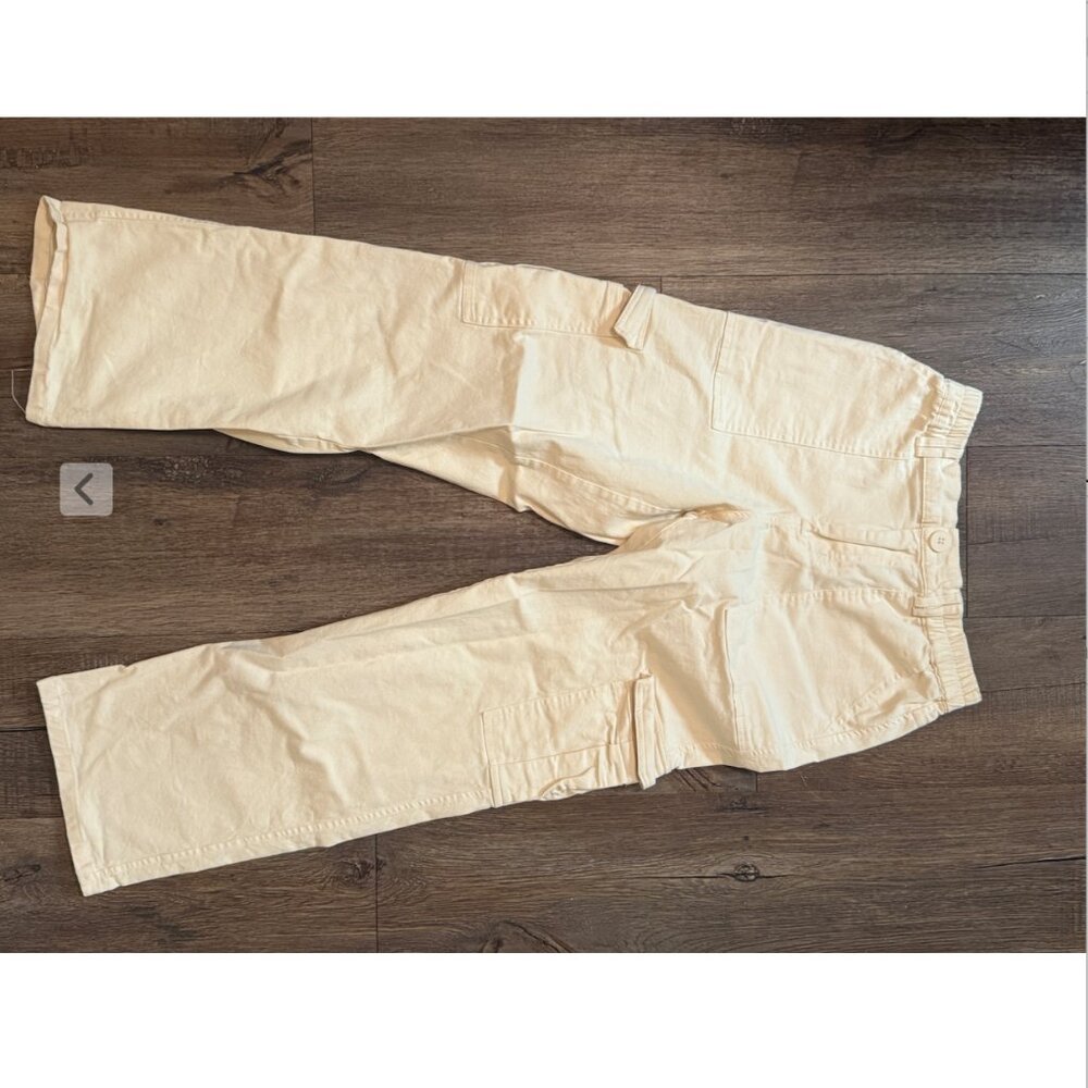Cream Cargo Pants